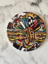 Load image into Gallery viewer, Indianapolis Motor Speedway Wing and Wheel Stone Coaster by Justin Patten
