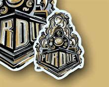 Load image into Gallery viewer, Purdue Boilermaker Special Mini Vinyl Sticker by Justin Patten
